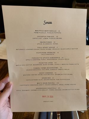 Menu photo 4 Senza Pittsburgh, PA