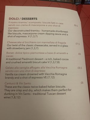 Menu photo 5 Rosso London, XGL