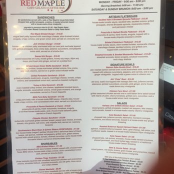 Red Maple - Menu - Cafes Near Me - Los Angeles, California Red Maple - Menu - Cafes Near Me - Los Angeles, California