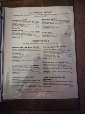 Menu photo 4 Mi Casa Restaurant Benson, AZ