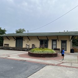 The Depot Park - Outside of the depot (opposite side of the tracks)