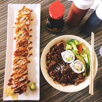 Samurai Sushi & Grill - Samurai Roll $6.99 and Beef Teriyaki Bowl ~$7.50 - Sushi Bars Near Me - Perris, California Samurai Sushi & Grill - Samurai Roll $6.99 and Beef Teriyaki Bowl ~$7.50 - Sushi Bars Near Me - Perris, California