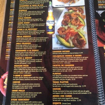 Mis Amigos - House Specialties Menu - Mexican Near Me - Martinsville, Indiana