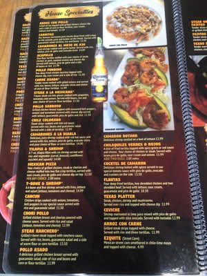 Menu photo 5 Mis Amigos Martinsville, IN