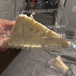 Fly on my slice of cheesecake. No crust
