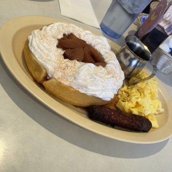 Arthur's Restaurant - Apple Cinnamon Waffle breakfast, one of the daily specials - Breakfast & Brunch Near Me - Mentone, California Arthur's Restaurant - Apple Cinnamon Waffle breakfast, one of the daily specials - Breakfast & Brunch Near Me - Mentone, California