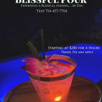 Blissful Pour Bartending Services - Basic Package - Bartenders Near Me Blissful Pour Bartending Services - Basic Package - Bartenders Near Me