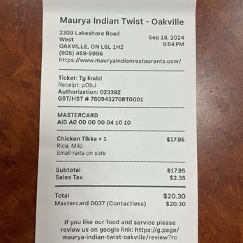 Maurya Indian Twist - Indian Near Me - Oakville, Ontario Maurya Indian Twist - Indian Near Me - Oakville, Ontario