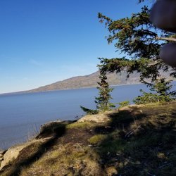 Gull Rock Trail - End.  Should have done a pano. It's beautiful.
