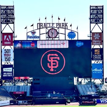 Oracle Park - The newest centerfield scoreboard. About three times larger than the original one. - Stadiums & Arenas Near Me - San Francisco, California Oracle Park - The newest centerfield scoreboard. About three times larger than the original one. - Stadiums & Arenas Near Me - San Francisco, California