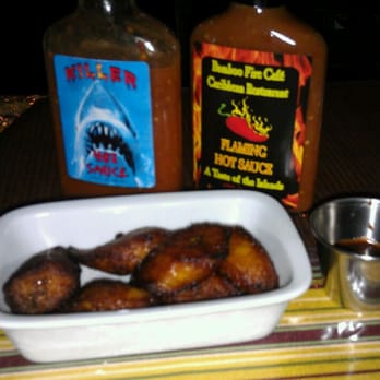 Bamboo Fire Cafe - BFC's own bottled hot sauce - Caribbean Near Me - Delray Beach, Florida