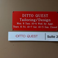 Ditto Quest Tayloring & Design - Hours