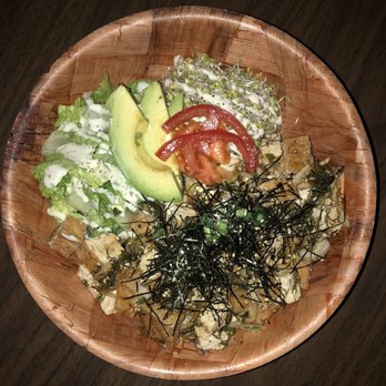 Peace Café - Dine-in "Poke-Bowl" ($13.50). - Vegan Near Me - Honolulu, Hawaii Peace Café - Dine-in "Poke-Bowl" ($13.50). - Vegan Near Me - Honolulu, Hawaii