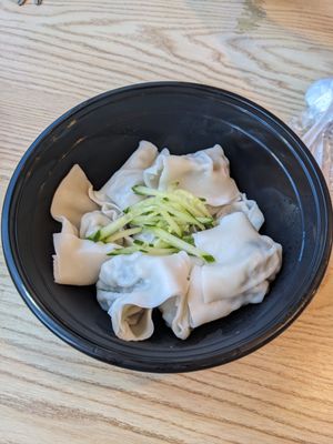 Spring Shanghai Pan-Fried Buns by null