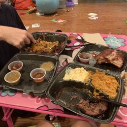 Ribs and brisket Brisket Fries
