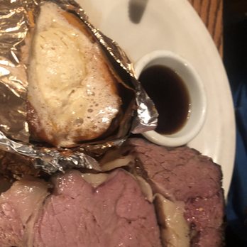 Cattle Baron - Prime Rib and baked sweet potato side - Steakhouses Near Me - El Paso, Texas Cattle Baron - Prime Rib and baked sweet potato side - Steakhouses Near Me - El Paso, Texas