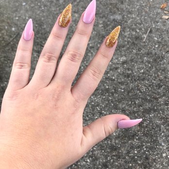 Pristine Nail & DaySpa - New Year's stiletto SNS with tips - Nail Salons Near Me - Winter Park, Florida Pristine Nail & DaySpa - New Year's stiletto SNS with tips - Nail Salons Near Me - Winter Park, Florida