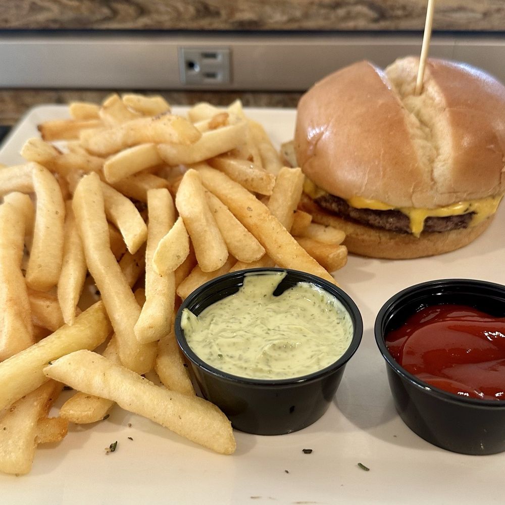 Lolo American Kitchen And Craft Bar - Diner Burger w smoked sea salt & rosemary fries - New American Near Me - Saint Paul, Minnesota Lolo American Kitchen And Craft Bar - Diner Burger w smoked sea salt & rosemary fries - New American Near Me - Saint Paul, Minnesota