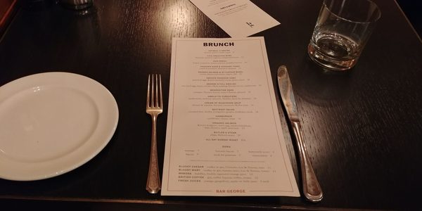 Menu photo 5 Bar George Montreal, QC