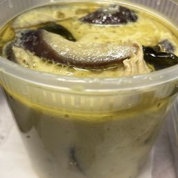 Green Curry with Eggplant.