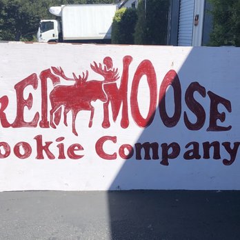 Red Moose Cookie - Sign outside entrance - Desserts Near Me - Cambria, California Red Moose Cookie - Sign outside entrance - Desserts Near Me - Cambria, California
