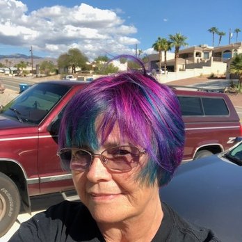 Vanity Studio Salon - This is me right after Meagen finished with my hair! Happy, happy!! - Hair Salons Near Me - Lake Havasu City, Arizona Vanity Studio Salon - This is me right after Meagen finished with my hair! Happy, happy!! - Hair Salons Near Me - Lake Havasu City, Arizona
