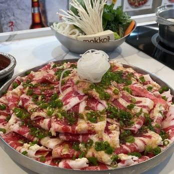 Mokkoji Shabu Shabu - Toro "Fatty Belly" w/ marinade - Hot Pot Near Me - Cypress, California Mokkoji Shabu Shabu - Toro "Fatty Belly" w/ marinade - Hot Pot Near Me - Cypress, California