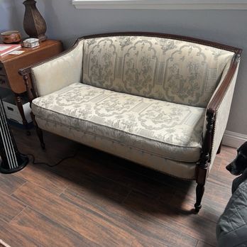 Rigo's Upholstery - Loveseat:  Before - Furniture Reupholstery Near Me - San Diego, California