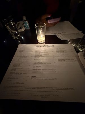 Menu photo 7 Nightingale Minneapolis, MN