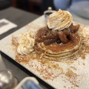 Franklin & Phoebe Brunchery - Whisky Barrel Apple pancakes. - Breakfast & Brunch Near Me - Franklin Square, New York Franklin & Phoebe Brunchery - Whisky Barrel Apple pancakes. - Breakfast & Brunch Near Me - Franklin Square, New York