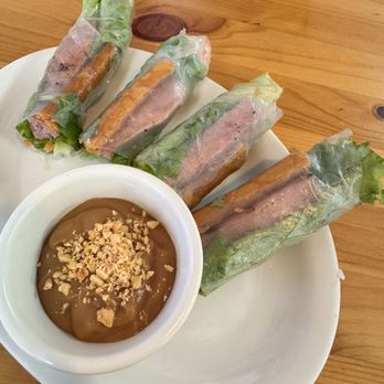Saigon House - 4. Grilled Pork Roll (Goi Cuon Thit Nuong) - Vietnamese Near Me - San Leandro, California Saigon House - 4. Grilled Pork Roll (Goi Cuon Thit Nuong) - Vietnamese Near Me - San Leandro, California