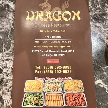 Dragon Chinese Restaurant - Menu - Chinese Near Me - San Diego, California Dragon Chinese Restaurant - Menu - Chinese Near Me - San Diego, California