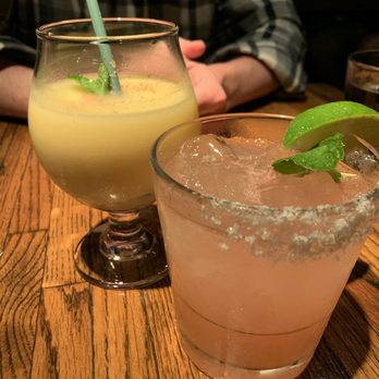 Linger - Frozen Painkiller and Watermelon mint margarita. Cheers! - Asian Fusion Near Me - Denver, Colorado Linger - Frozen Painkiller and Watermelon mint margarita. Cheers! - Asian Fusion Near Me - Denver, Colorado