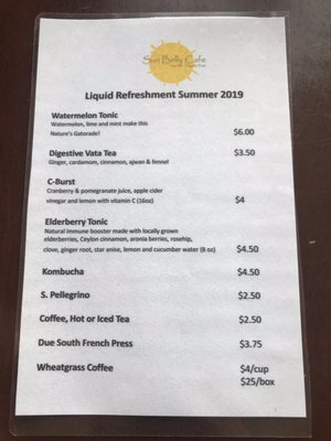 Menu photo 3 Sun Belly Cafe Greenville, SC Menu photo 3 Sun Belly Cafe Greenville, SC