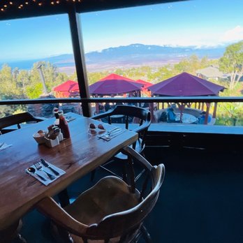 Kula Lodge & Restaurant - Inside window view - Breakfast & Brunch Near Me - Kula, Hawaii Kula Lodge & Restaurant - Inside window view - Breakfast & Brunch Near Me - Kula, Hawaii