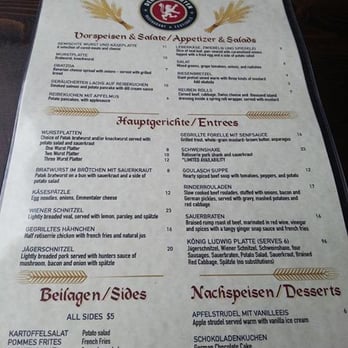 Der Biergarten - Der Biergarten menu - German Near Me - Atlanta, Georgia