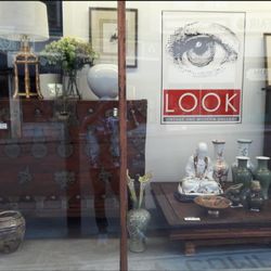 LOOK Vintage and Modern Gallery - Through the front window.