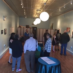 North Branch Arts - A view from the front to the back of the storefront