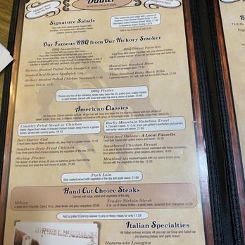 Big Horn Restaurant - Menu - American Near Me - Estes Park, Colorado