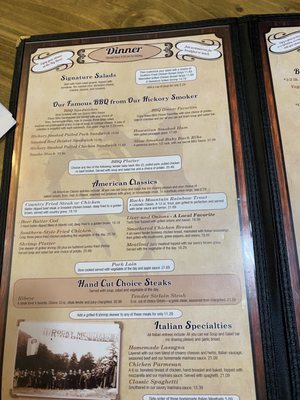 Menu photo 2 Big Horn Restaurant Estes Park, CO