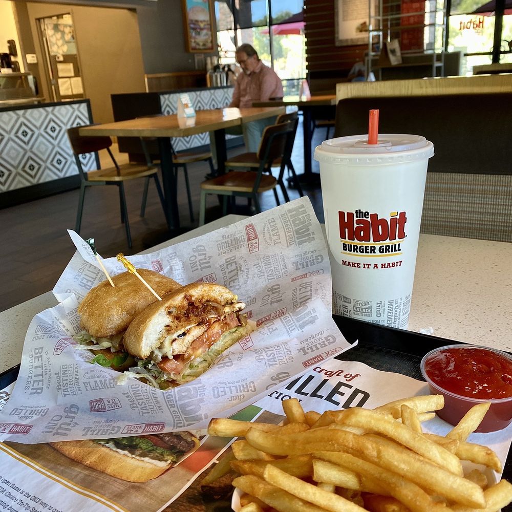 Habit Burger & Grill - Grilled Chicken, French Fries and Coke - Burgers Near Me - Atascadero, California