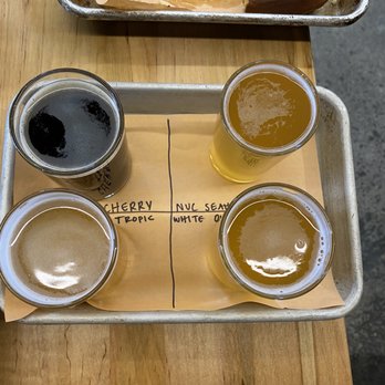 Booneshine Brewing - Beer flight sampler. - Breweries Near Me - Boone, North Carolina Booneshine Brewing - Beer flight sampler. - Breweries Near Me - Boone, North Carolina
