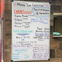 Tacos La Cantrina - Menu