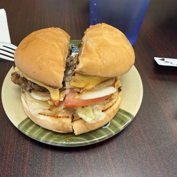 Shige's Saimin Stand - Bbq cheese burger deluxe - Japanese Near Me - Wahiawa, Hawaii