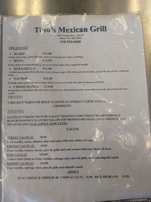 Menu photo 4 Tino's Mexican Grill Ocean City, MD Menu photo 4 Tino's Mexican Grill Ocean City, MD