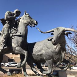 John Simpson Chisum Equestrian Statue