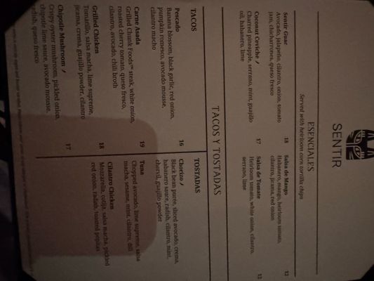 Menu photo 8 Sentir New York, NY