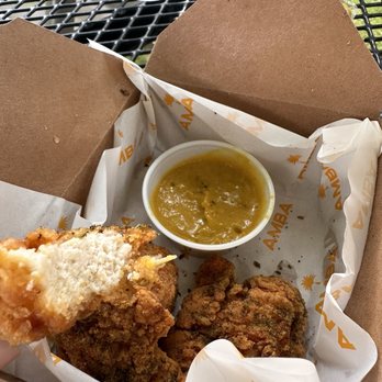Amba - Za'atar chicken tenders - Cafes Near Me - Cambridge, Massachusetts