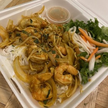 Saigon Cuisine Restaurant - Sauteed Lemongrass And Curry Sauce with shrimp  (to-go) - Vietnamese Near Me - Greensboro, North Carolina