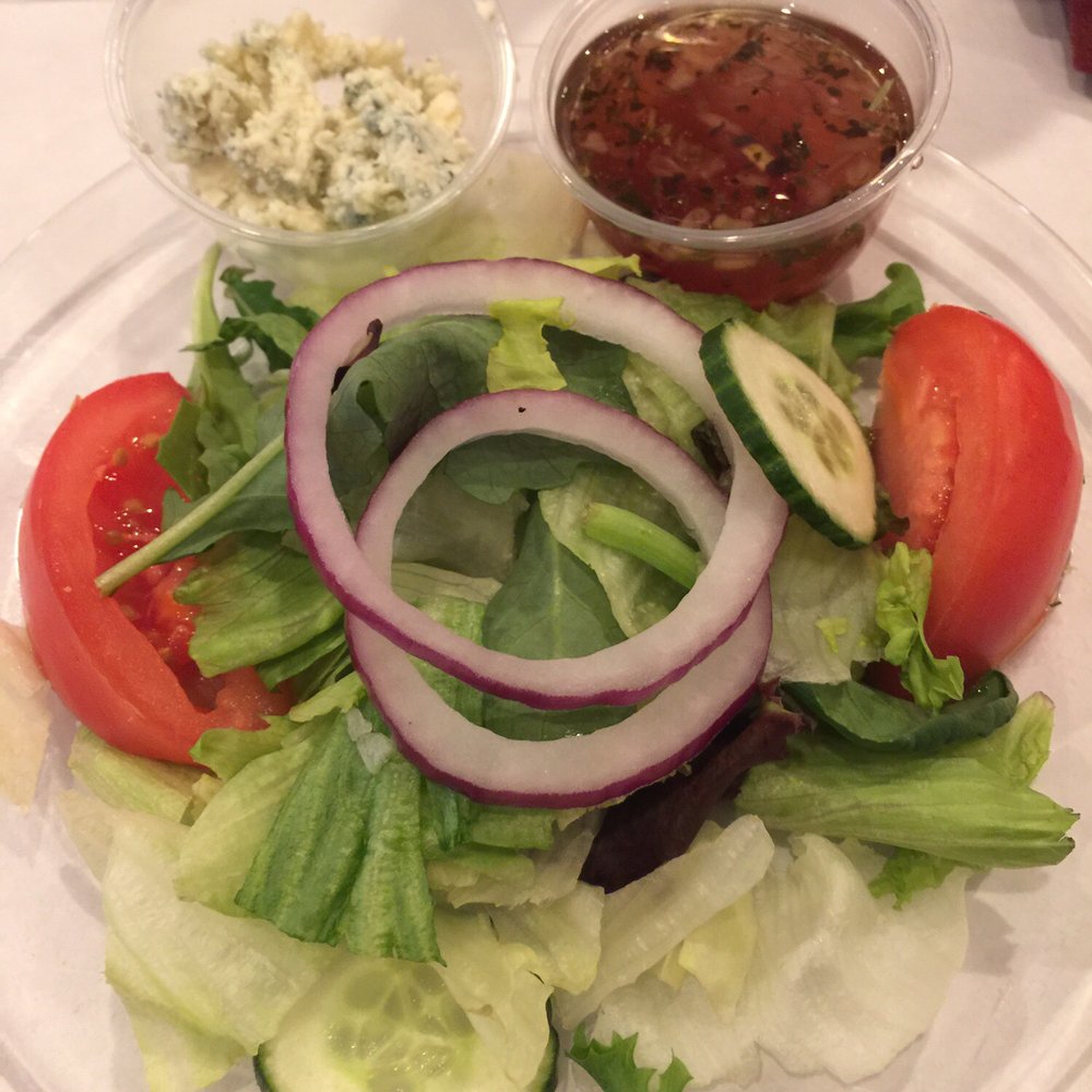 Polish Nook - House salad with amazing house dressing and crumbly blue cheese - Polish Near Me - Niagara Falls, New York Polish Nook - House salad with amazing house dressing and crumbly blue cheese - Polish Near Me - Niagara Falls, New York